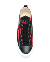 Baskets basses rouge et noir McQ Alexander McQueen