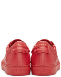 Baskets basses rouges Givenchy