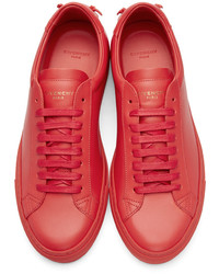 Baskets basses rouges Givenchy