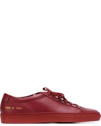 Baskets basses rouges Common Projects