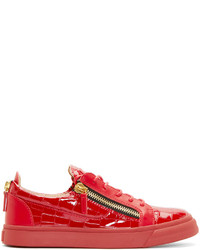 Baskets basses rouges Giuseppe Zanotti