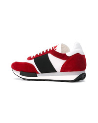 Baskets basses rouges Moncler