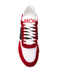 Baskets basses rouges Moncler