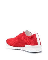 Baskets basses rouges Kiton