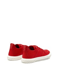 Baskets basses rouges Giuseppe Zanotti