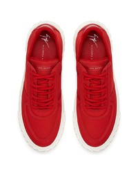 Baskets basses rouges Giuseppe Zanotti