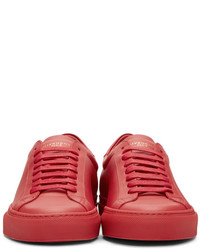 Baskets basses rouges Givenchy