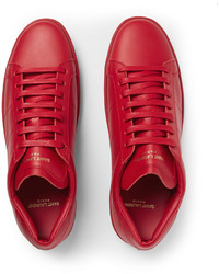 Baskets basses rouges Saint Laurent