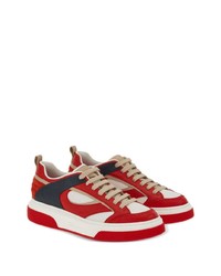 Baskets basses rouges Ferragamo