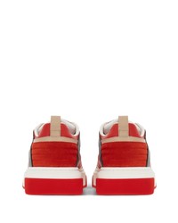 Baskets basses rouges Ferragamo