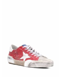 Baskets basses rouges Golden Goose