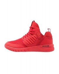 Baskets basses rouges Supra