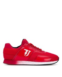 Baskets basses rouges Trussardi Jeans