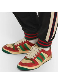 Baskets basses rouges Gucci