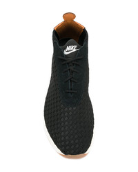 Baskets basses tressées noires Nike