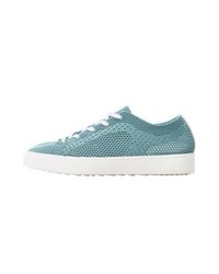 Baskets basses turquoise Mango