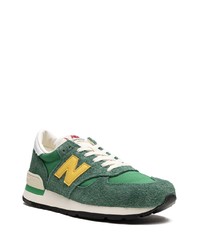 Baskets basses vert foncé New Balance