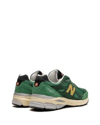 Baskets basses vert foncé New Balance