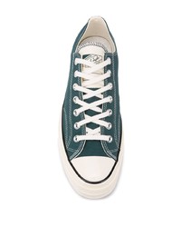 Baskets basses vert foncé Converse