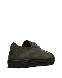 Baskets basses vert foncé Car Shoe