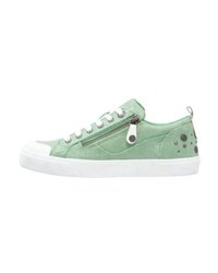 Baskets basses vert menthe Yellow Cab