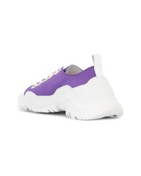 Baskets basses violettes N°21
