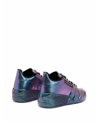 Baskets basses violettes Giuseppe Zanotti