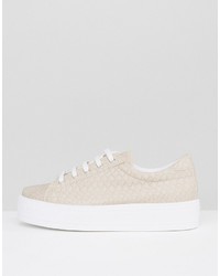 Baskets beiges Asos