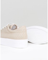 Baskets beiges Asos