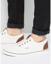 Baskets beiges Jack and Jones