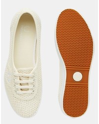 Baskets blanches Fred Perry