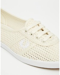 Baskets blanches Fred Perry