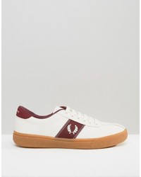 Baskets blanches Fred Perry