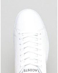 Baskets blanches Lacoste