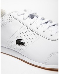 Baskets blanches Lacoste