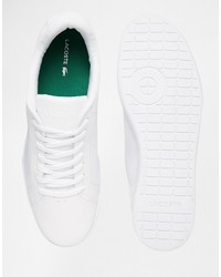 Baskets blanches Lacoste