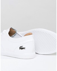 Baskets blanches Lacoste