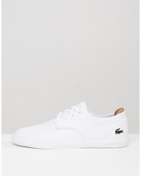 Baskets blanches Lacoste