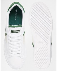 Baskets blanches Lacoste