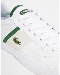 Baskets blanches Lacoste