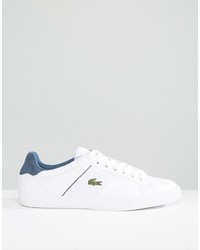 Baskets blanches Lacoste