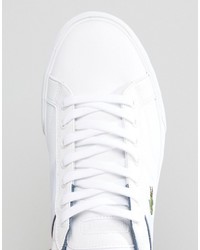 Baskets blanches Lacoste