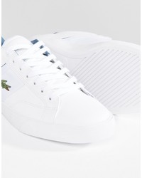 Baskets blanches Lacoste