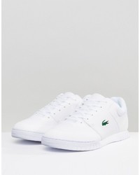 Baskets blanches Lacoste