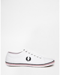 Baskets blanches Fred Perry