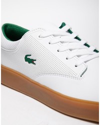 Baskets blanches Lacoste