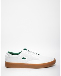 Baskets blanches Lacoste