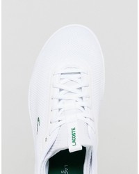 Baskets blanches Lacoste