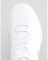 Baskets blanches Lacoste