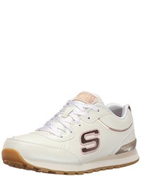 Baskets blanches Skechers (SKEES)